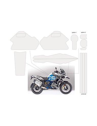 Set completo de protección de pintura PremiumShield R 1250 GS Adventure