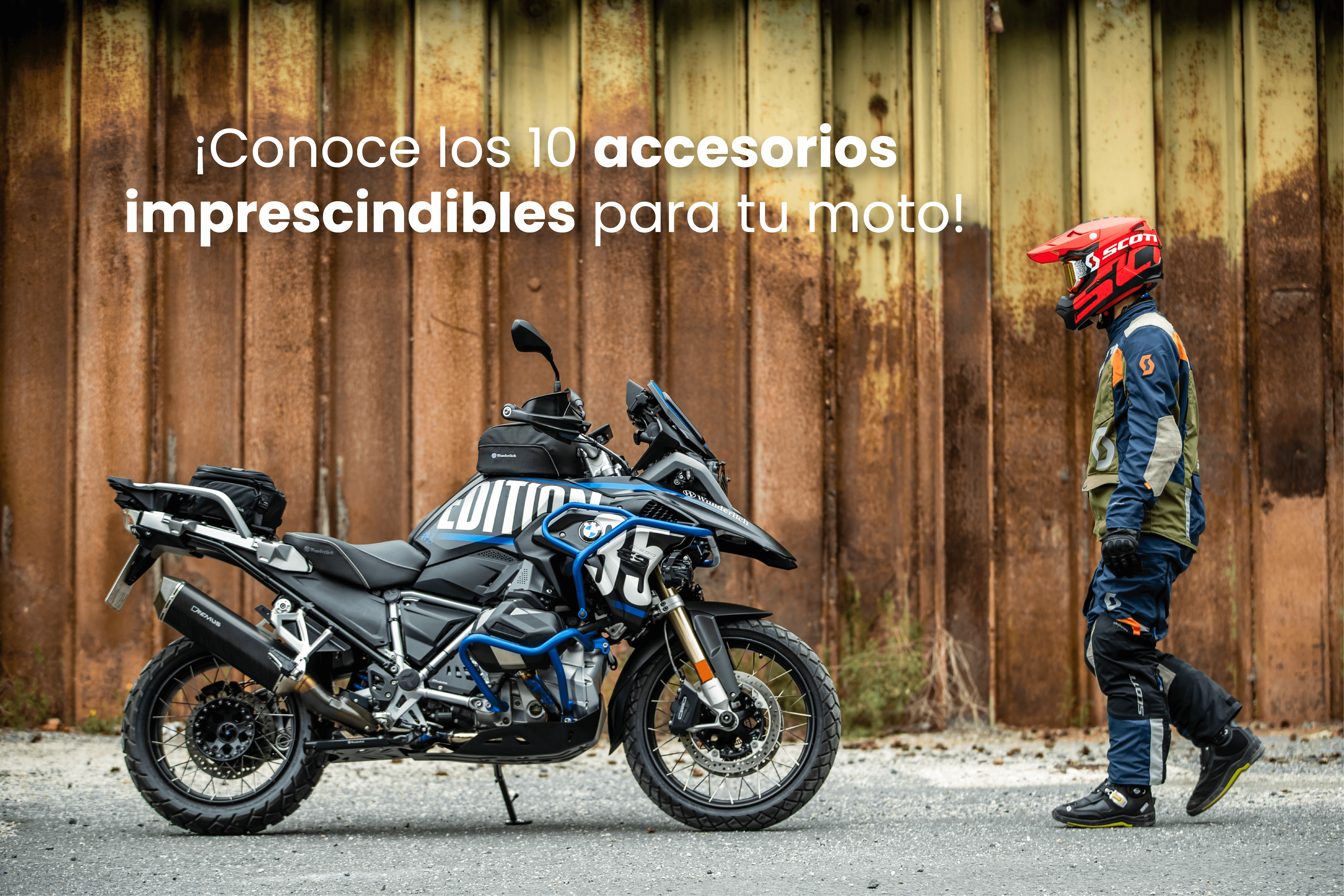 Accesorios esenciales para viajar en moto