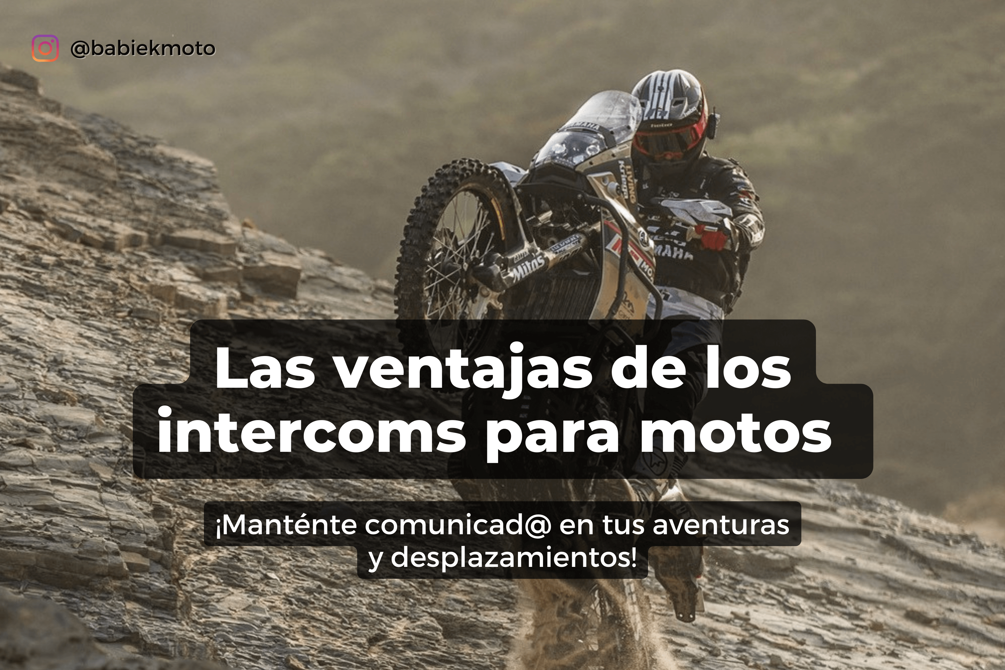 Intercomunicadores para moto: para qué se utilizan y sus ventajas - Babiek  Moto Adventure